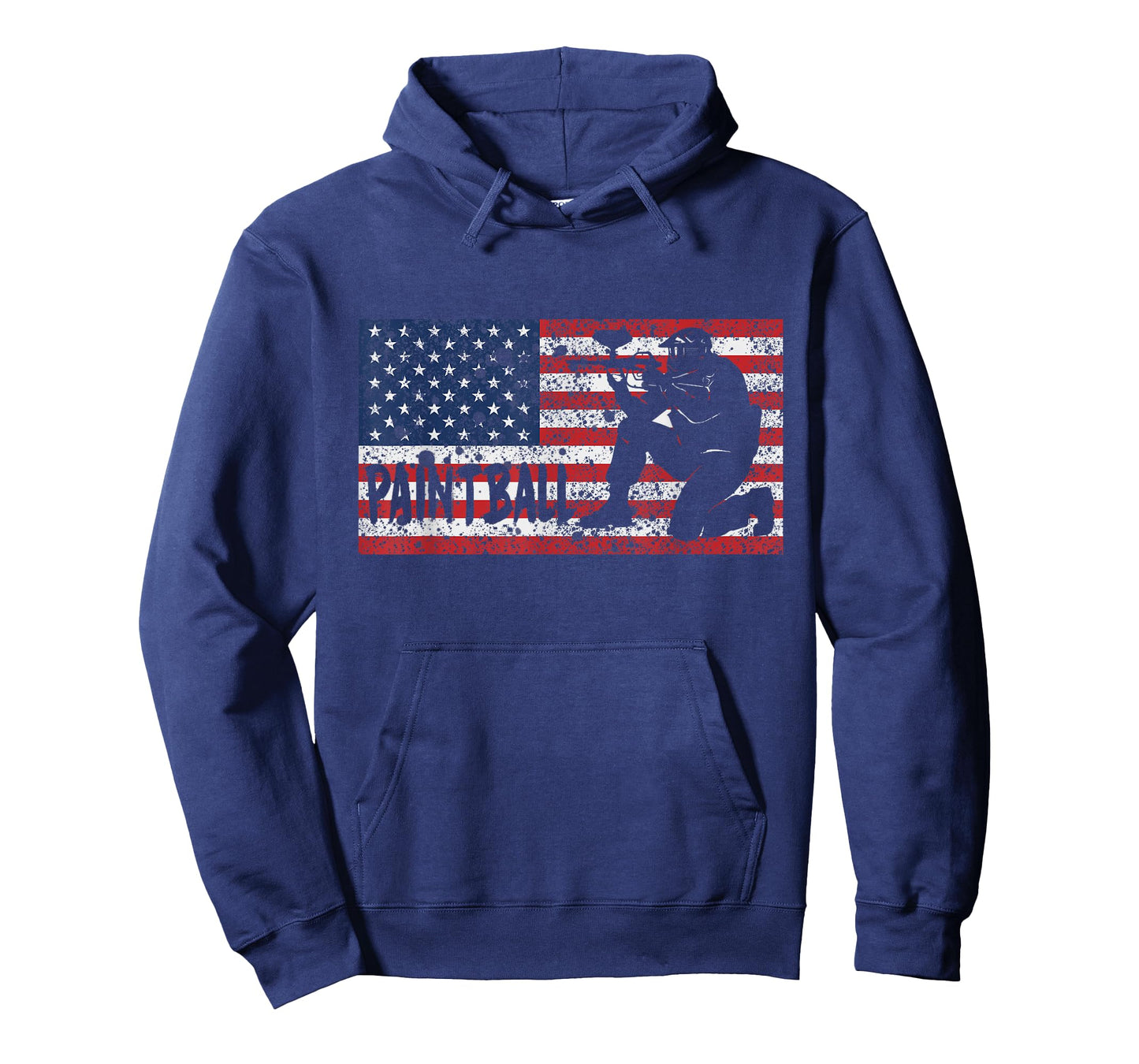 Vintage American USA Flag Paintball T-Shirt