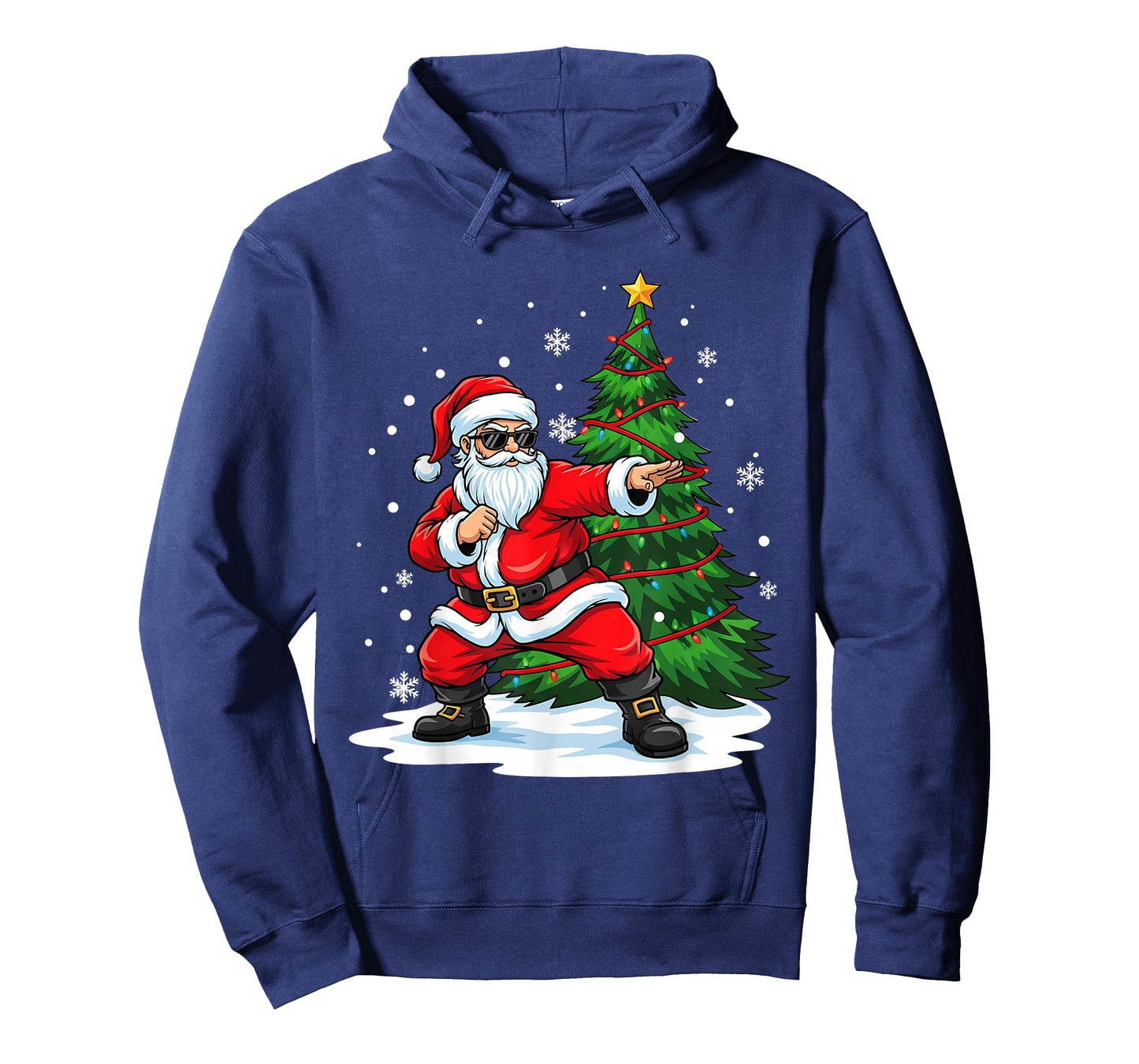 Merry Christmas Santa Playing Karate Sport Lovers T-Shirt