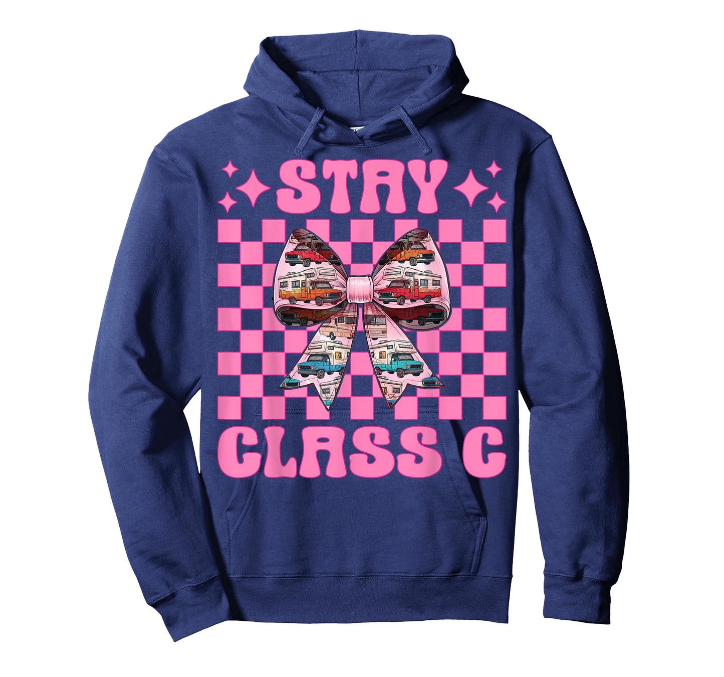 RV Camping Camper Motorhome Girl Mom Coquette Stay Class C T-Shirt