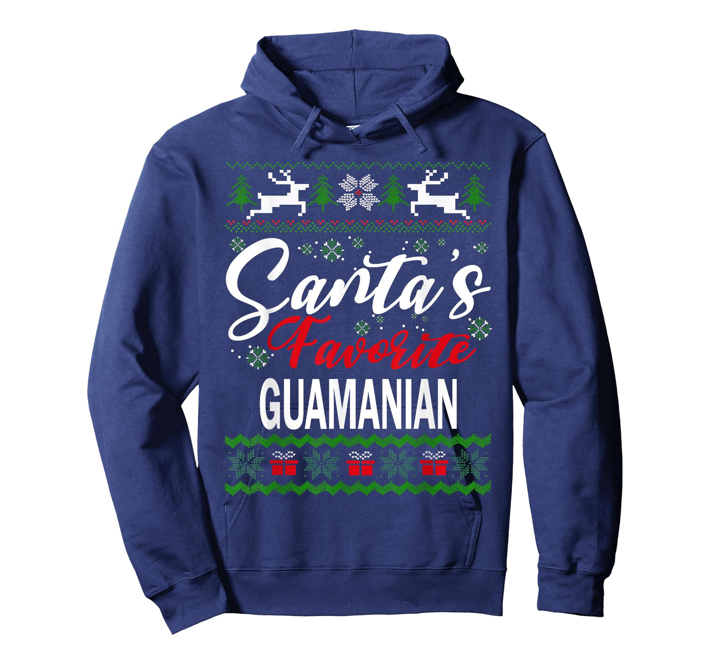 Santas Favorite Guamanian Guam Christmas Ugly Sweater Xmas T-Shirt