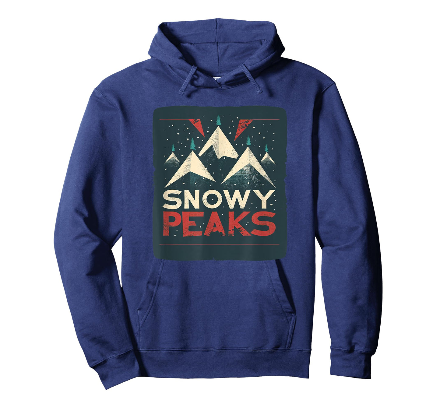 Bold Snowy Peaks Design for Winter and Mountains Lovers T-Shirt