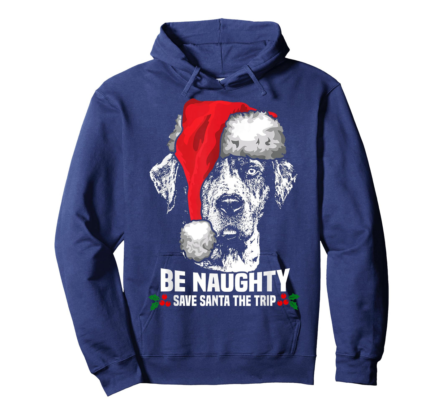 Be Naughty Save Santa Catahoula Cur Xmas T-Shirt T-Shirt