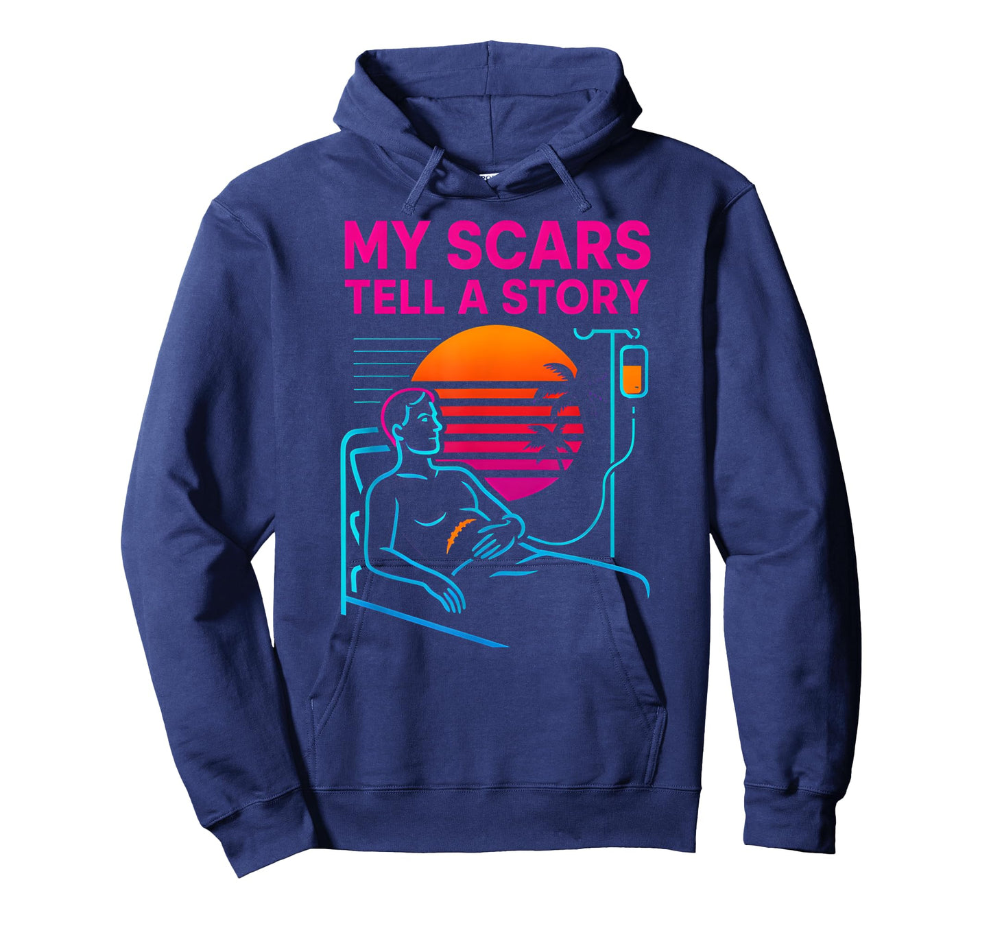 Transplant My Scars Tell a Story Vintage Mens Surgery Patien T-Shirt