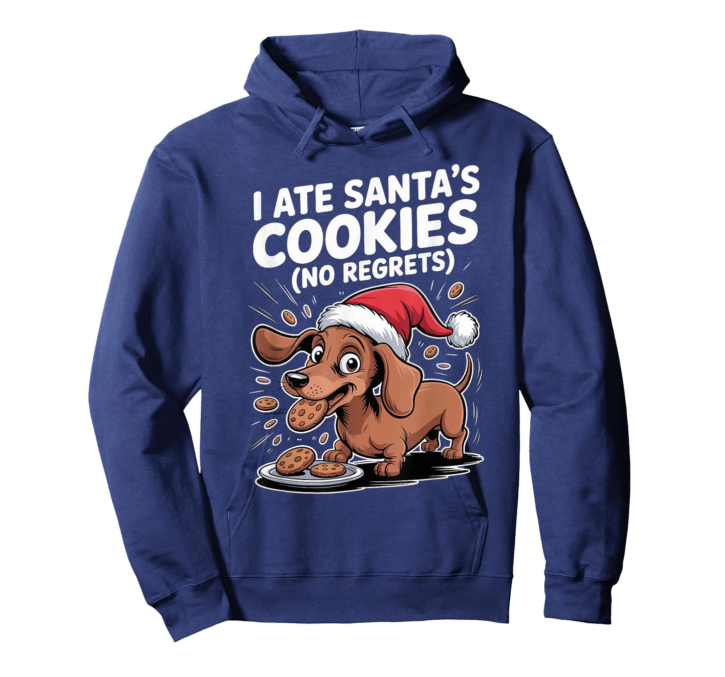 I Ate Santas Cookies Xmas Puppy Funny Christmas Dachshund T-Shirt