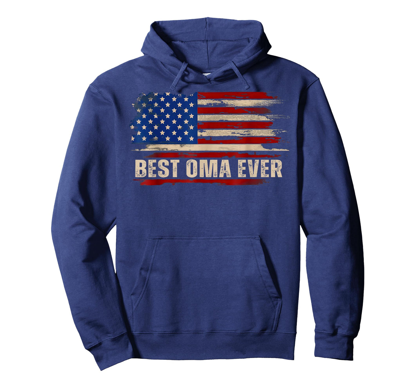 Vintage Best Oma Ever American Flag Mother's Day T-Shirt