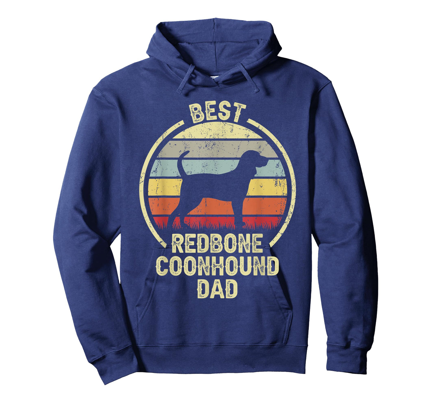 Best Dog Father Dad - Vintage Reds Redbone Coonhound T-Shirt for Men Women