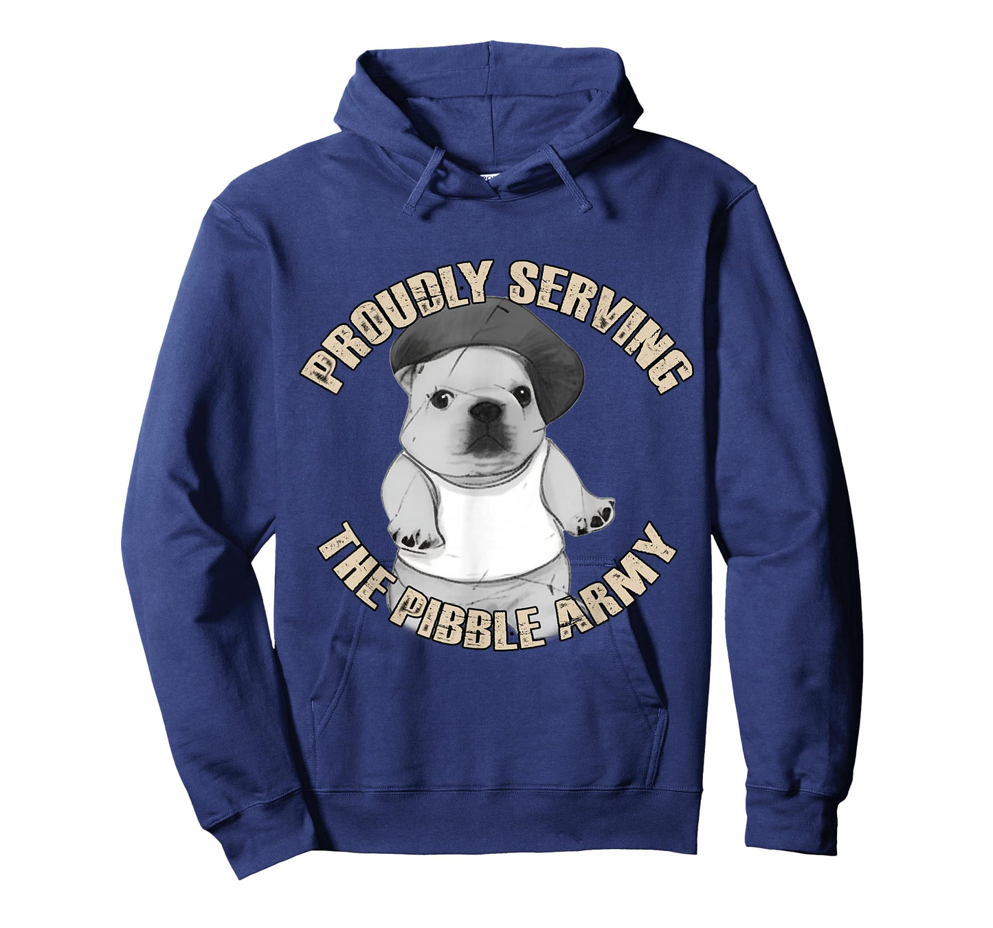 Proudly Serving The Pibble Army Funny Meme Dog T-Shirt