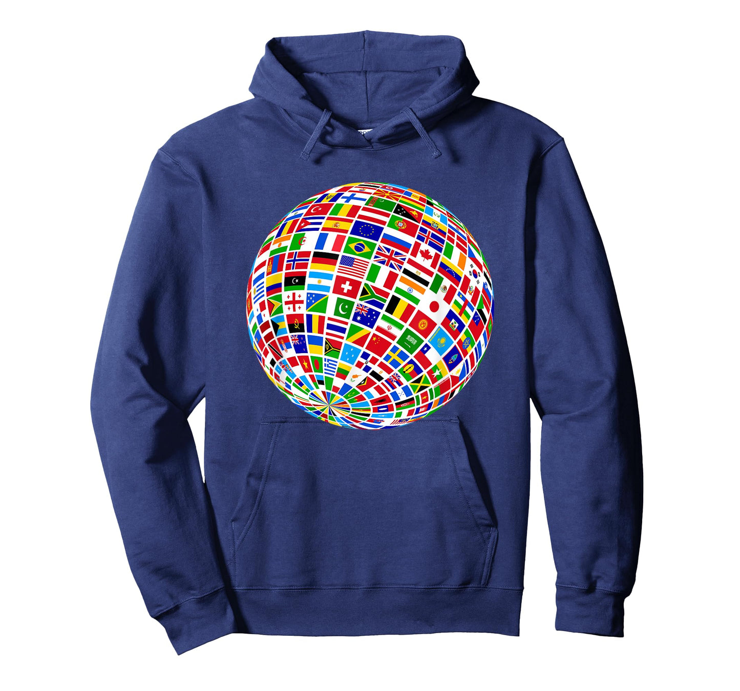 Cool Flags of The World Illustration Novelty Graphic Designs T-Shirt