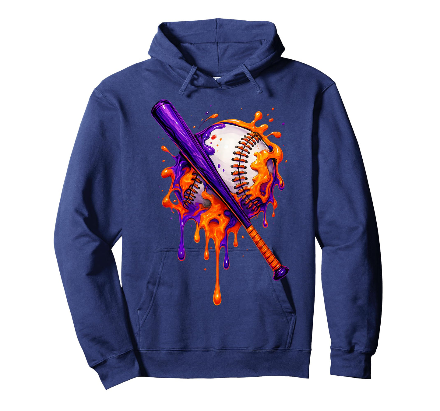 Respect The Drip Baseball Ice Cream Drip Halloween Men Boys T-Shirt