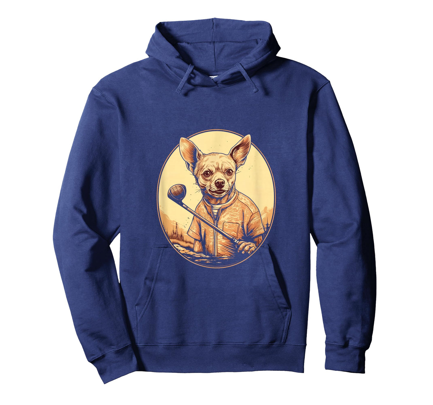 Golfer Chihuahua Golf Club Golf Player Dog Lover Golfing T-Shirt