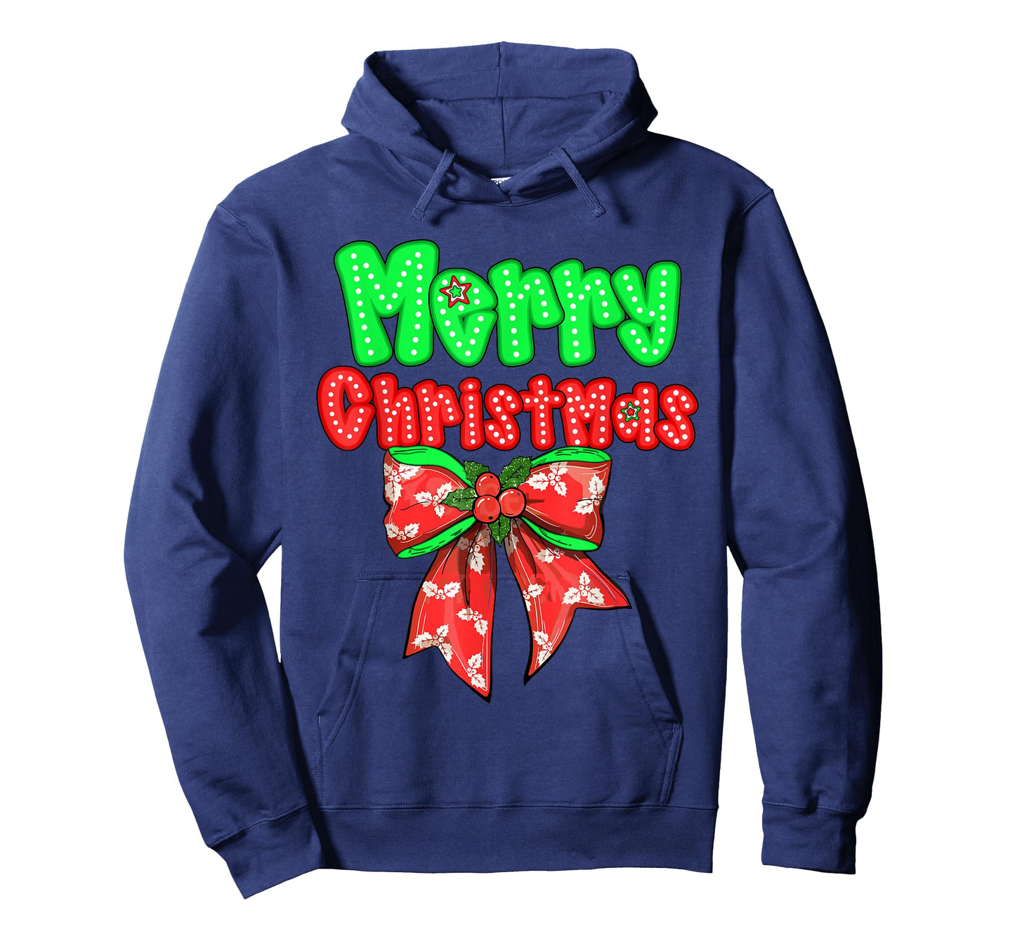 Merry Christmas Bow Red Santa Xmas Coquette Aesthetic T-Shirt