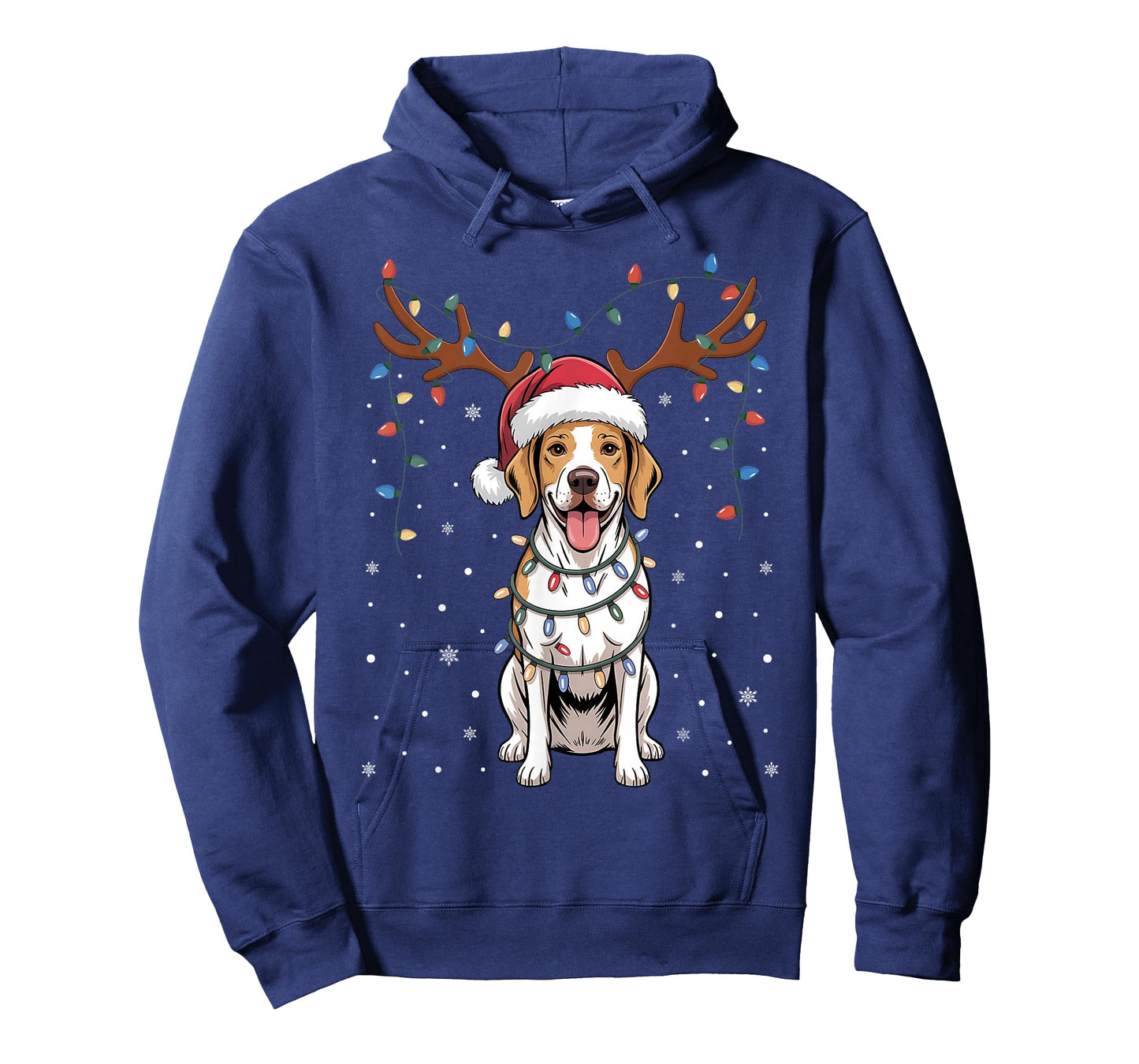 Christmas English Pointer Dog Santa Reindeer Xmas Pet Dogs T-Shirt