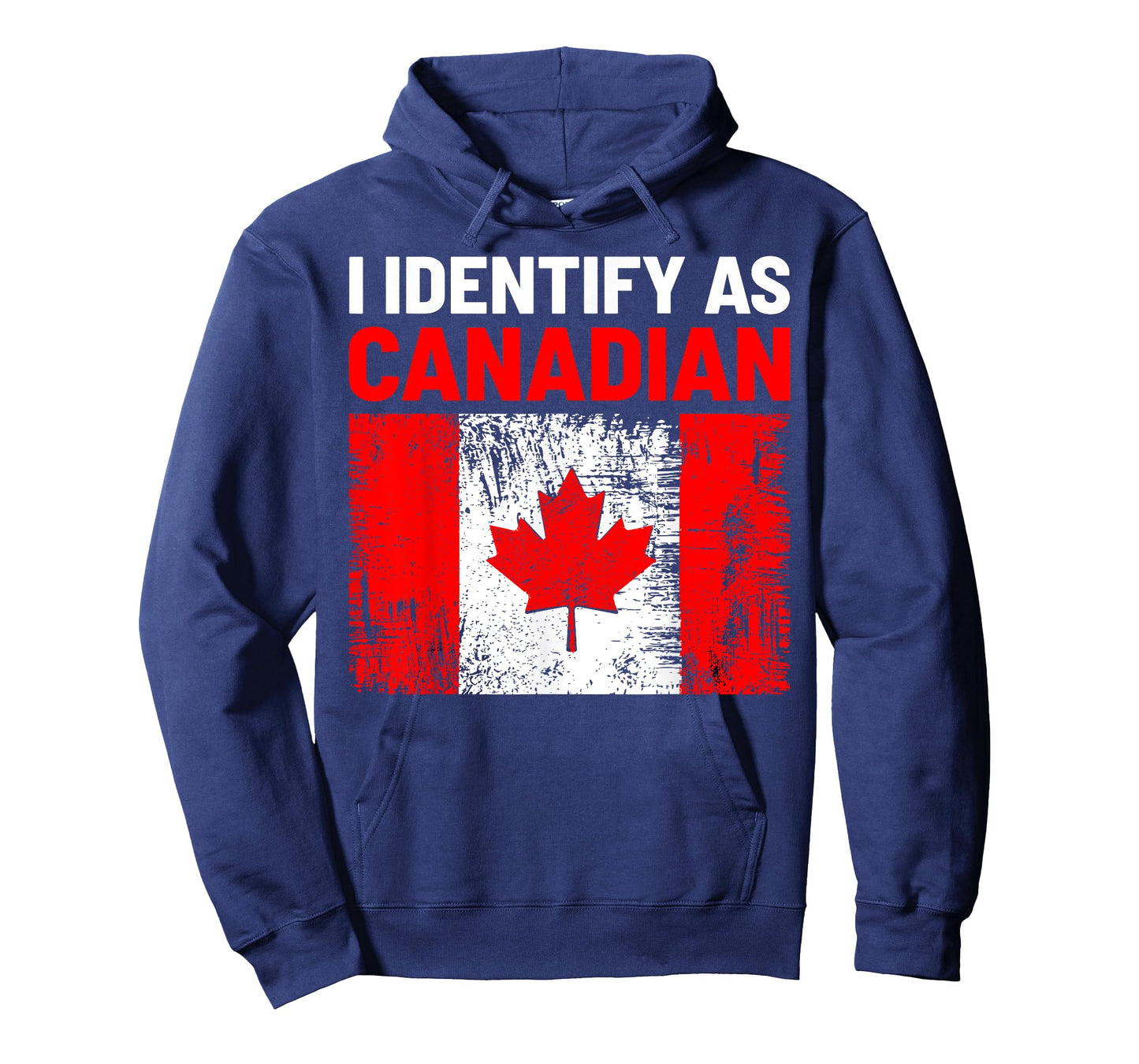 I Identify As Canadian Maple Leaf Funny Canada Lovers T-Shirt