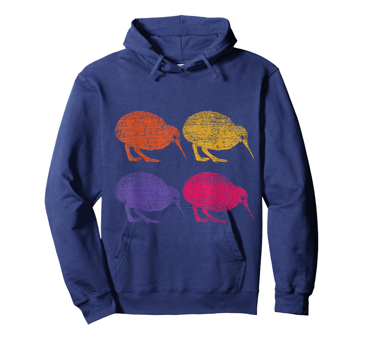 Cute Bird Retro Kiwi NZ New Zealand T-Shirt