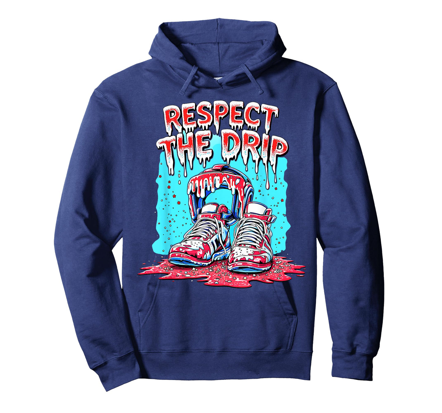 Respect The Drip Wrestling Ice Cream Drip with Sprinkles T-Shirt