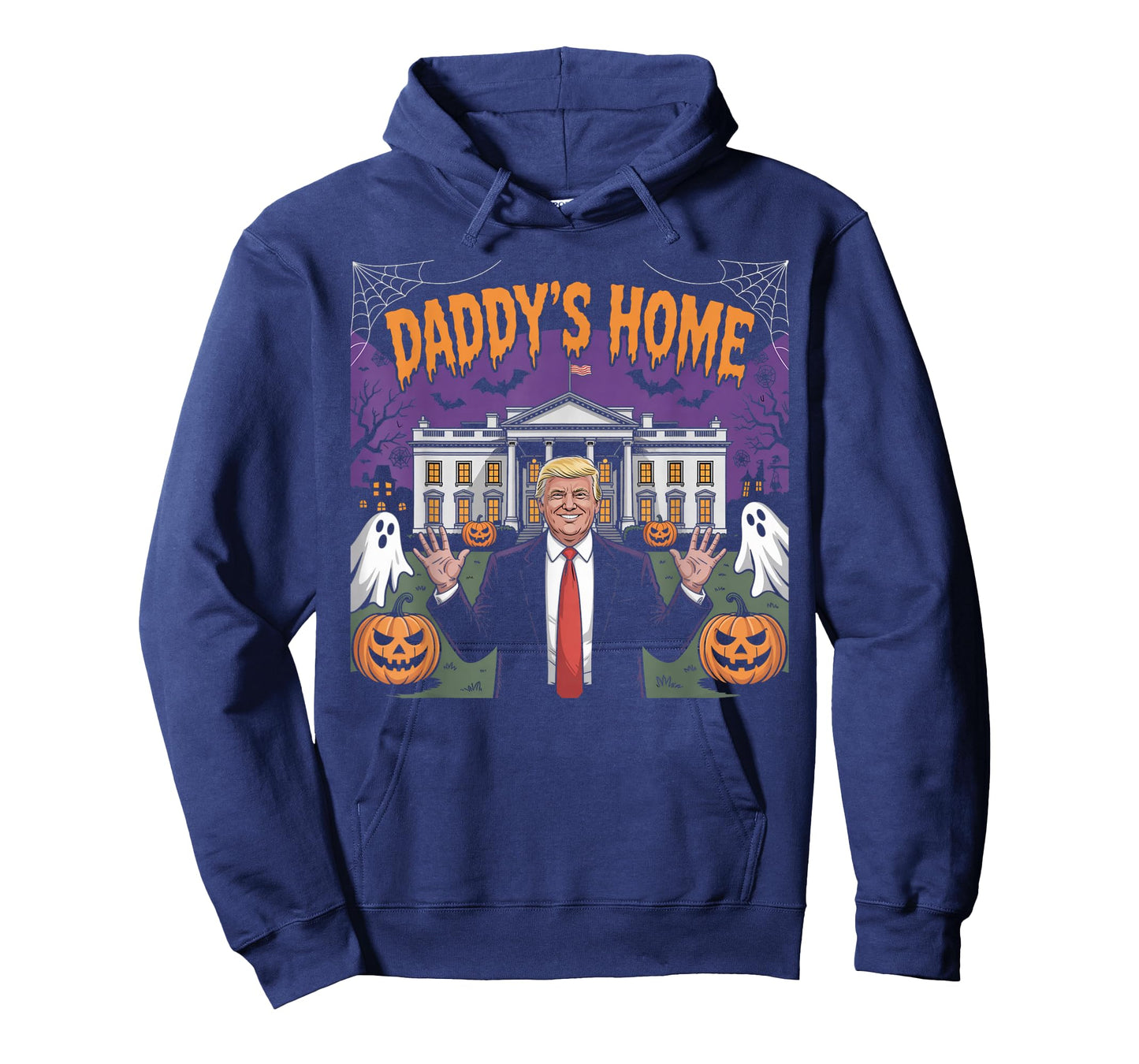 Funny Patriotic Halloween 2025 Daddy's Home White House USA T-Shirt