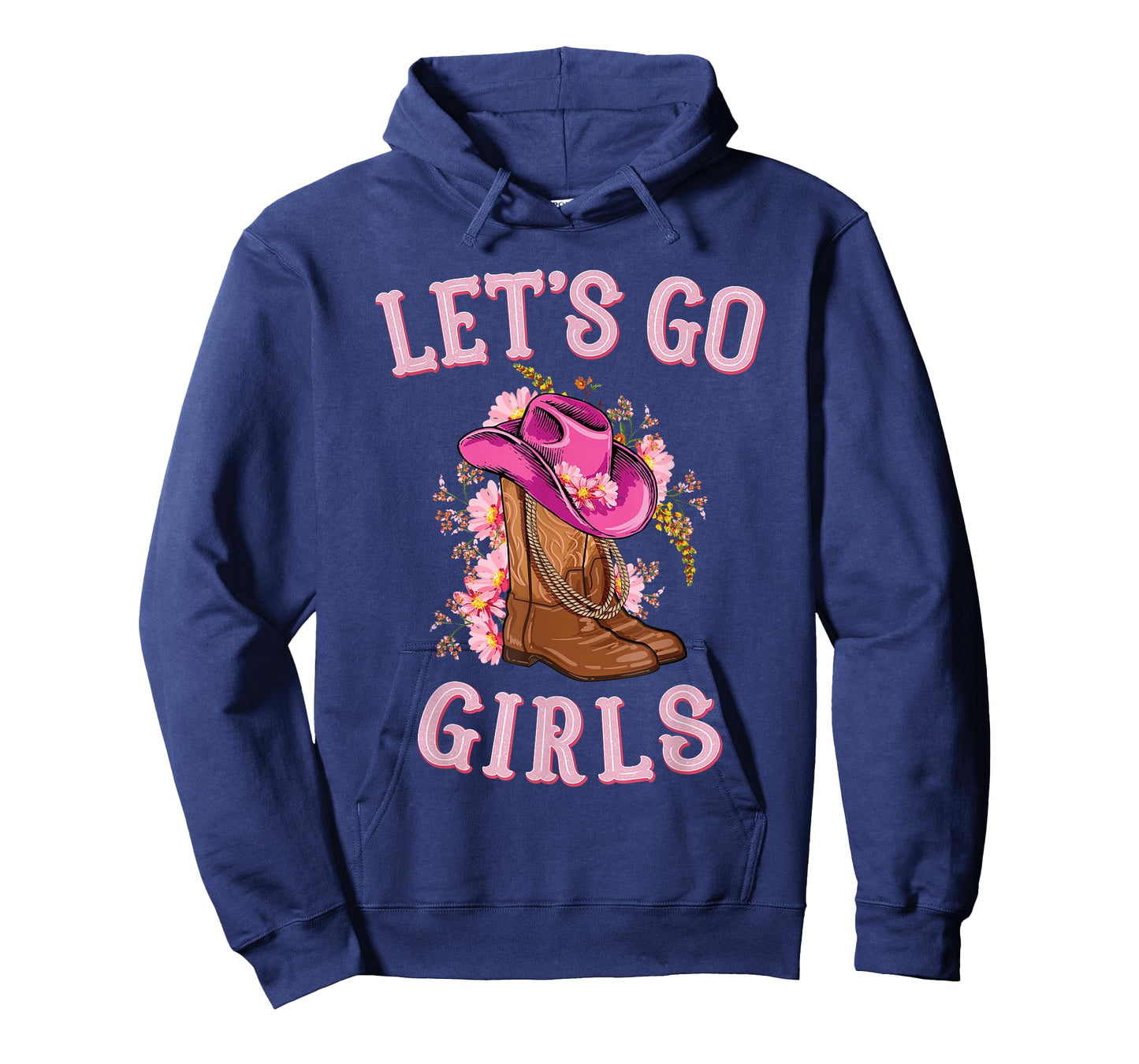 Cute Western Cowgirls Country Western Rodeo Let's Go Girls T-Shirt