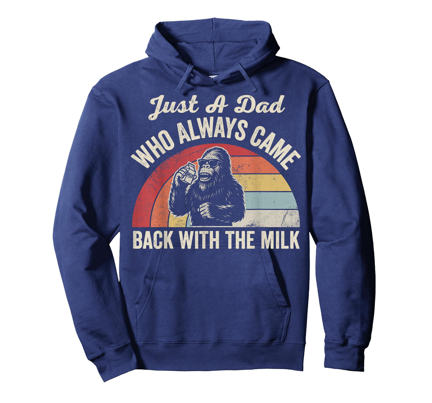 Just A Dad Who Always Came Back with The Milk T-Shirt