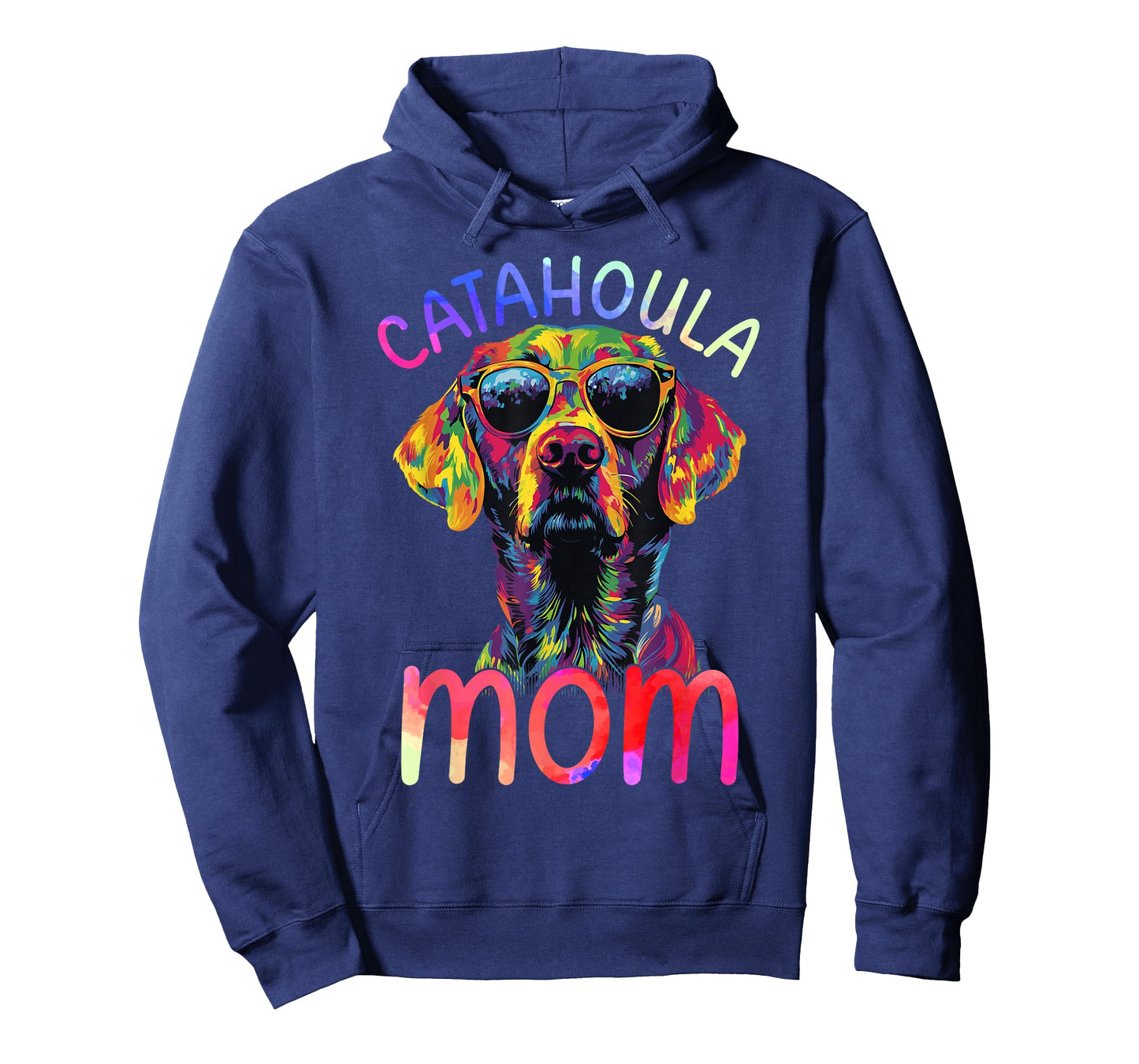 Catahoula Mom Colorful Pop Art Womens Catahoula Leopard Dog T-Shirt