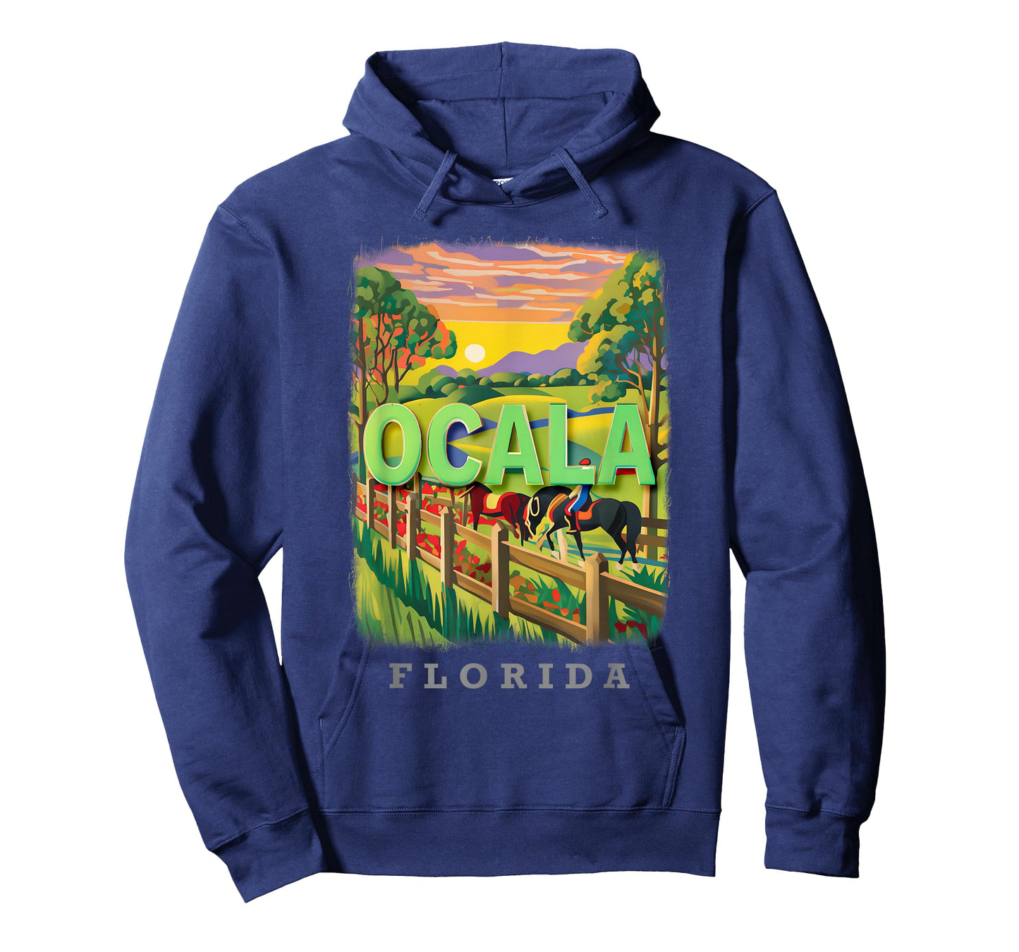 Ocala Florida FL Horse Country Bliss SD634 T-Shirt