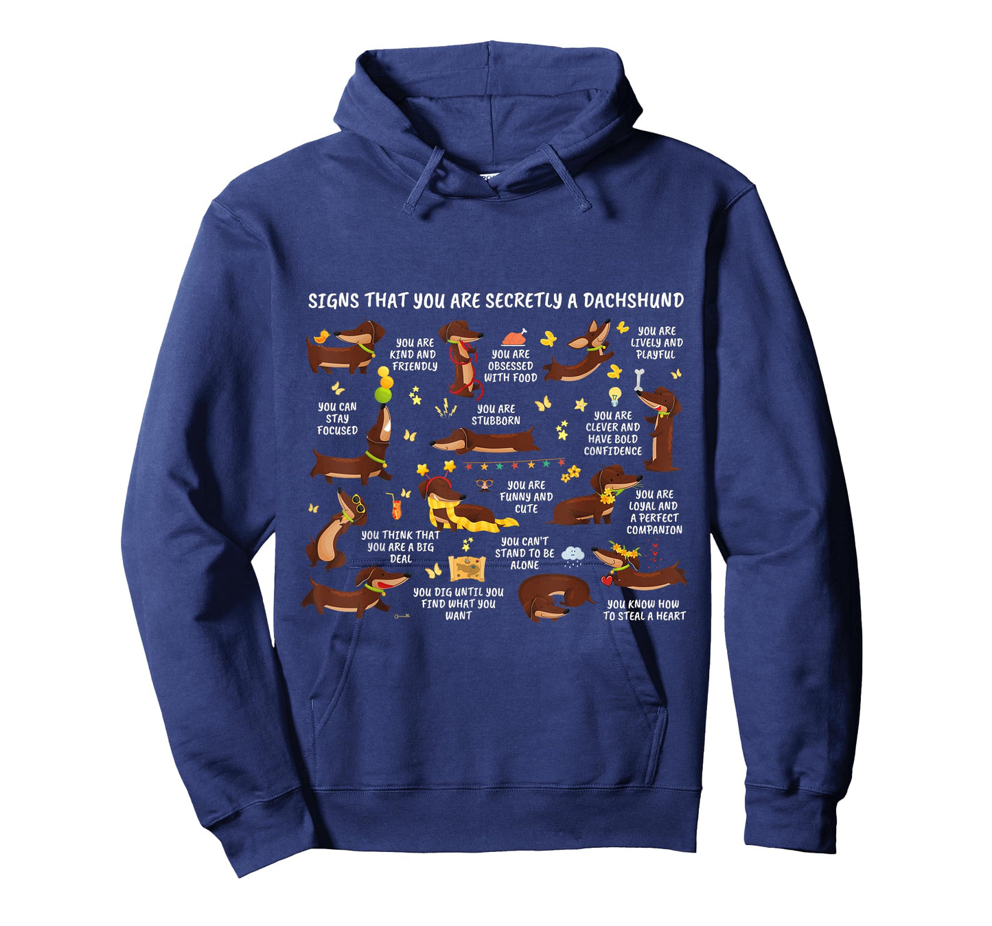 Secretly Dachshund Crazy Dog Lady Sausage Dog Lover Funny T-Shirt