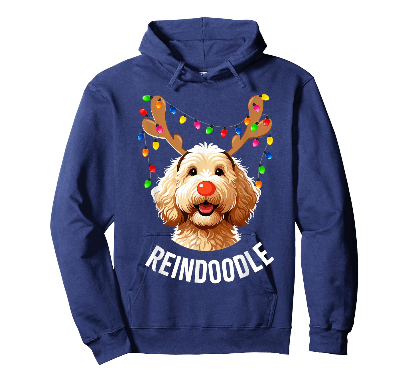 Christmas Goldendoodle Reindeer Doodle Dog Reindoodle Dog T-Shirt