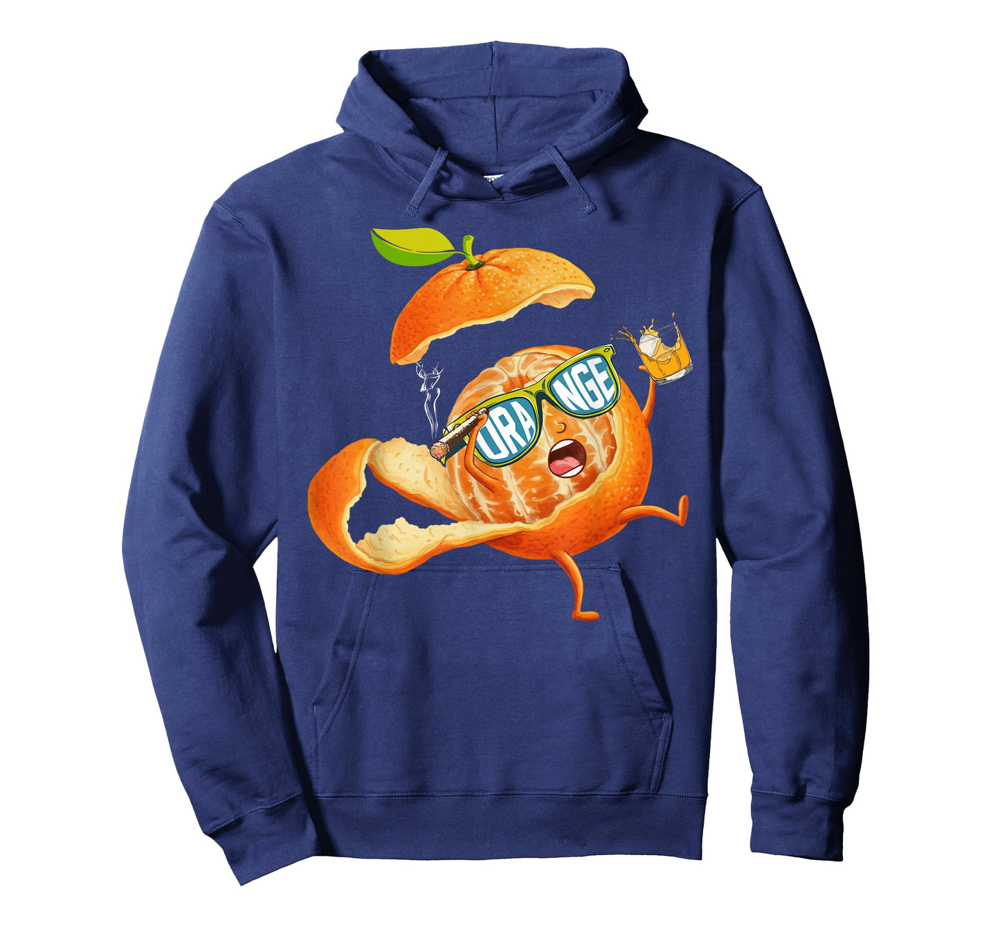 Orange Cute Fruit Relaxing Lazy Funny T-Shirt