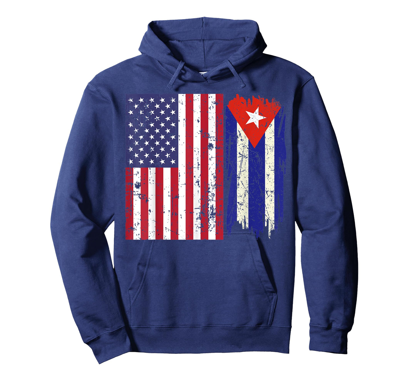Vintage Proud Patriotic Cuba and Pride American Cuban Flag T-Shirt for Women Kids Men