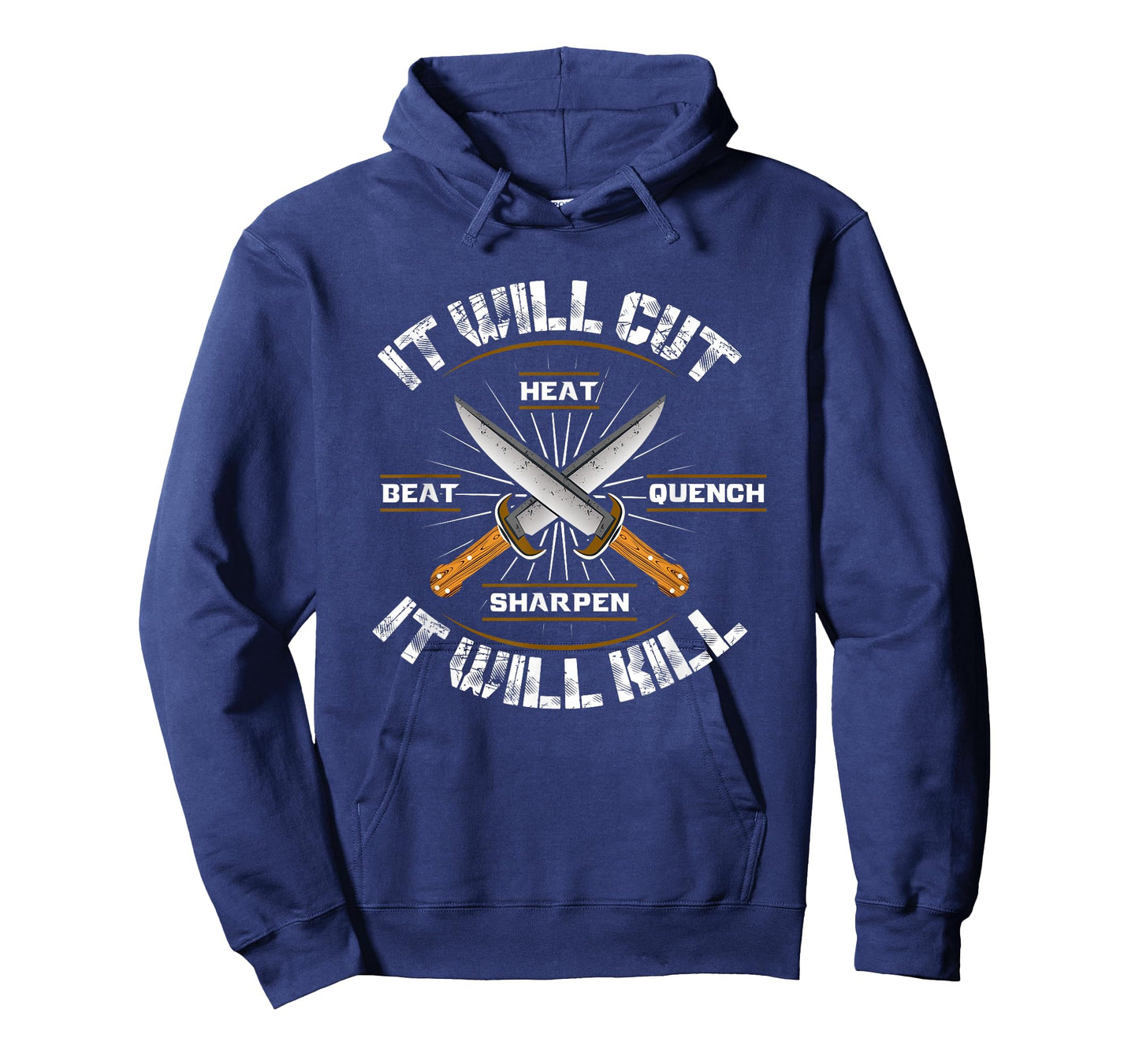 Fire Forged Knife Sword T-shirt It Will Cut Cool Tee Gift T-Shirt