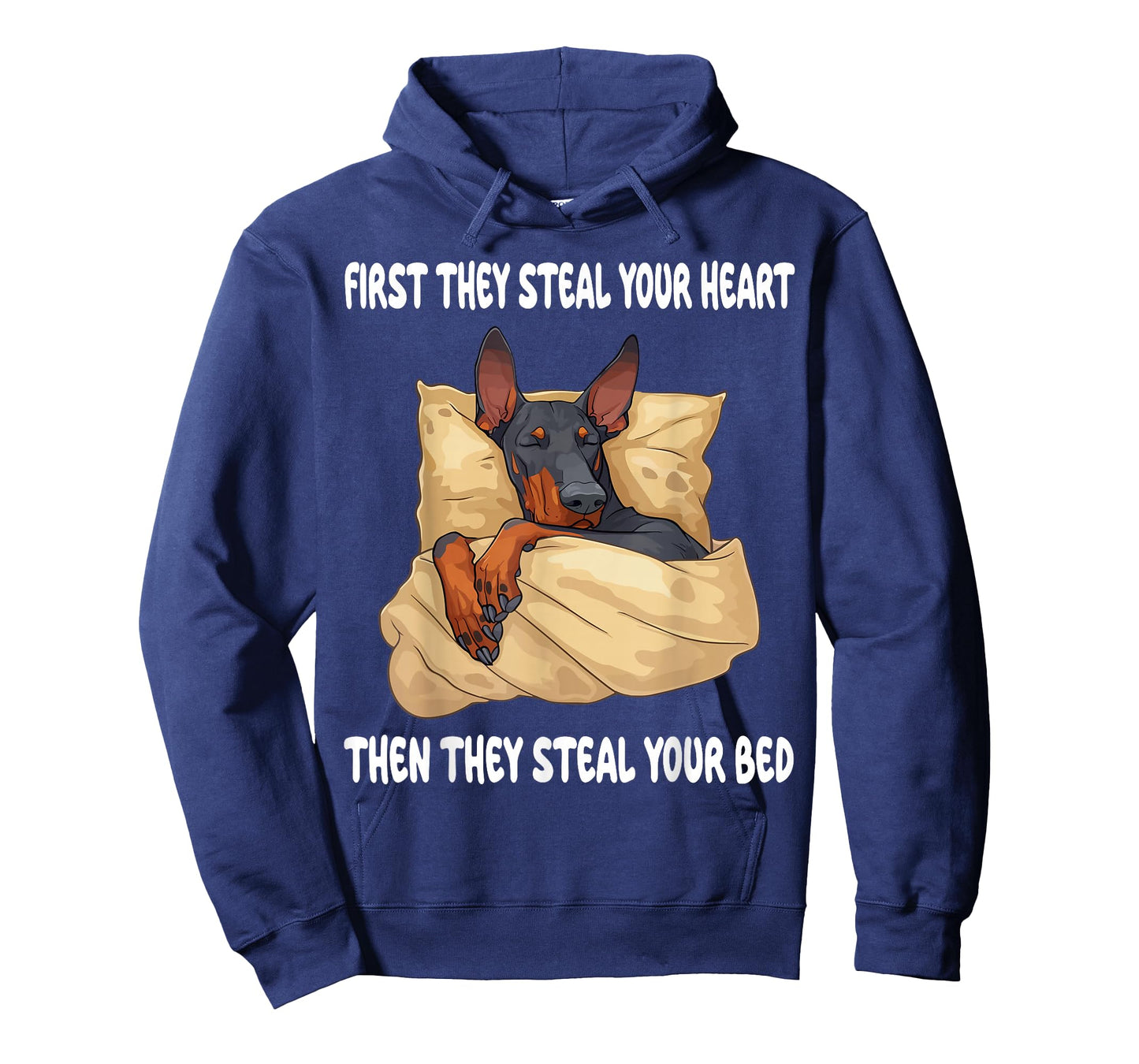 Doberman Pinscher Sleeping Pajamas Nightgown T-Shirt