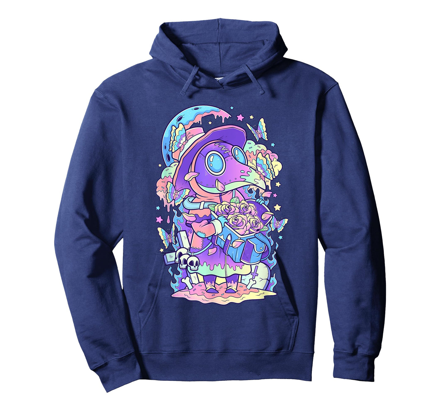 Kawaii Pastel Goth Cute and Scary Plague Doctor T-Shirt