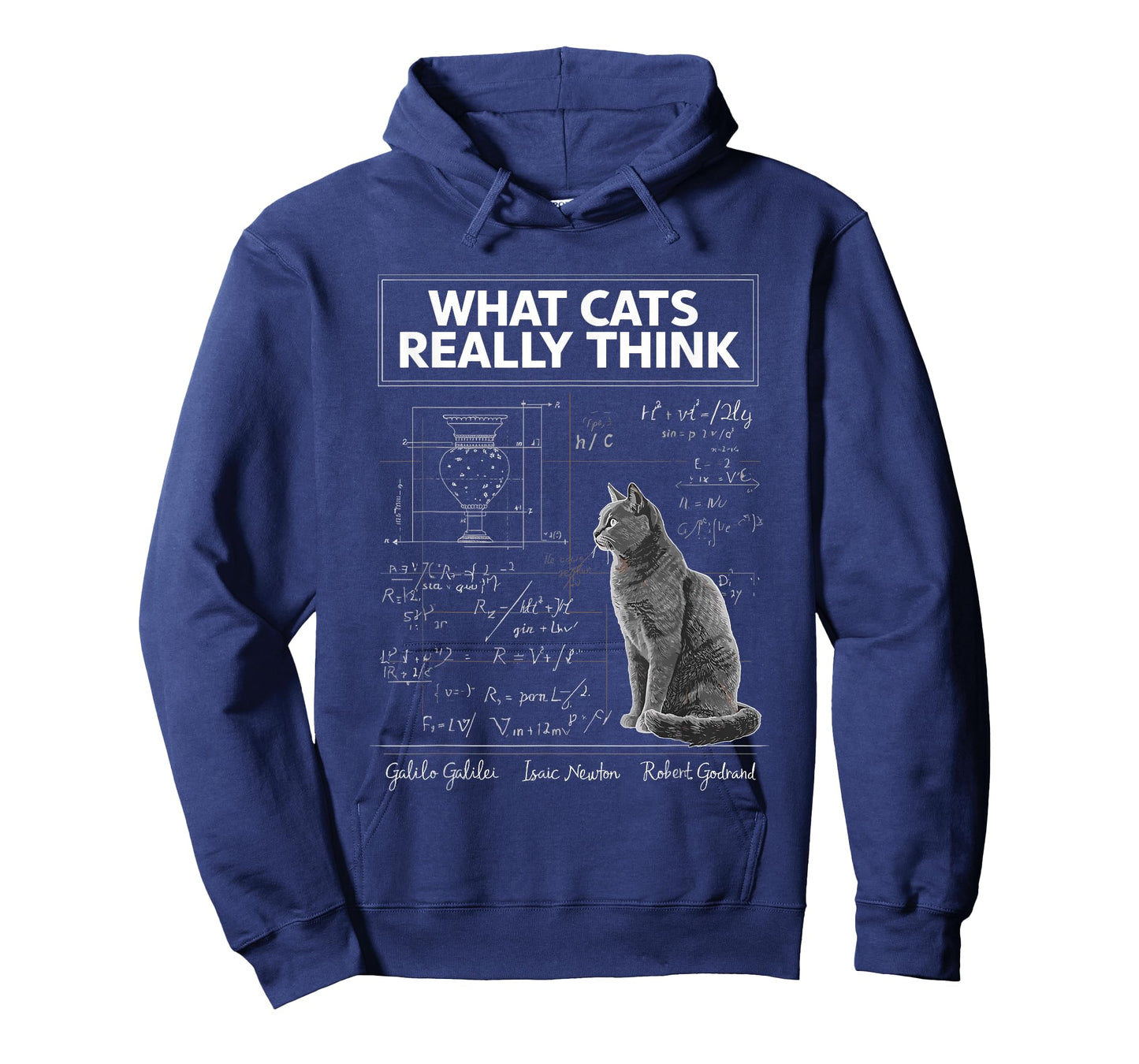 What Cats Really Think, Funny Physics Science for Cat Lovers T-Shirt