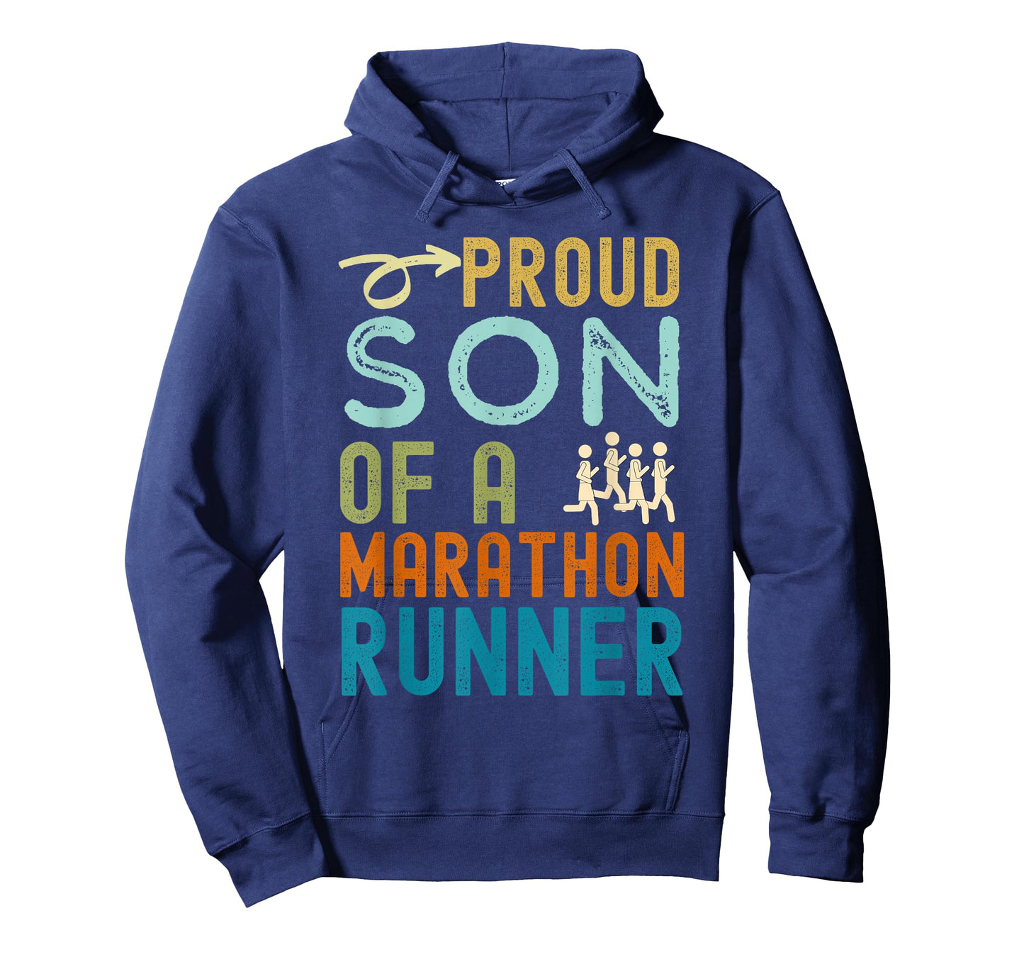 Proud son of a marathon runner retro vintage distressed T-Shirt