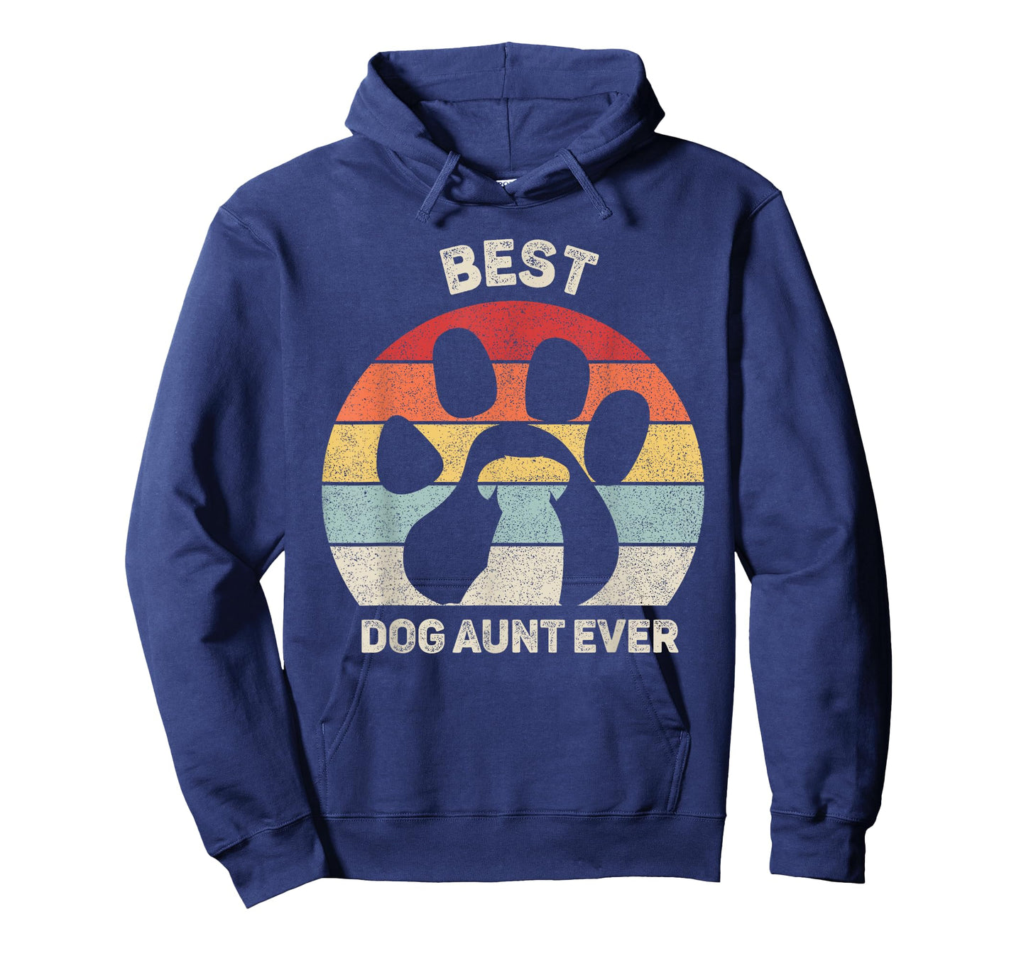 Vintage Retro Best Dog Aunt Ever Auntie Gifts T-Shirt