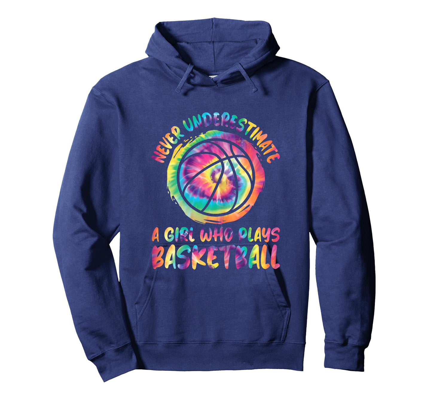 Never Underestimate A Girl Who Plays Basketball Women Girls T-Shirt