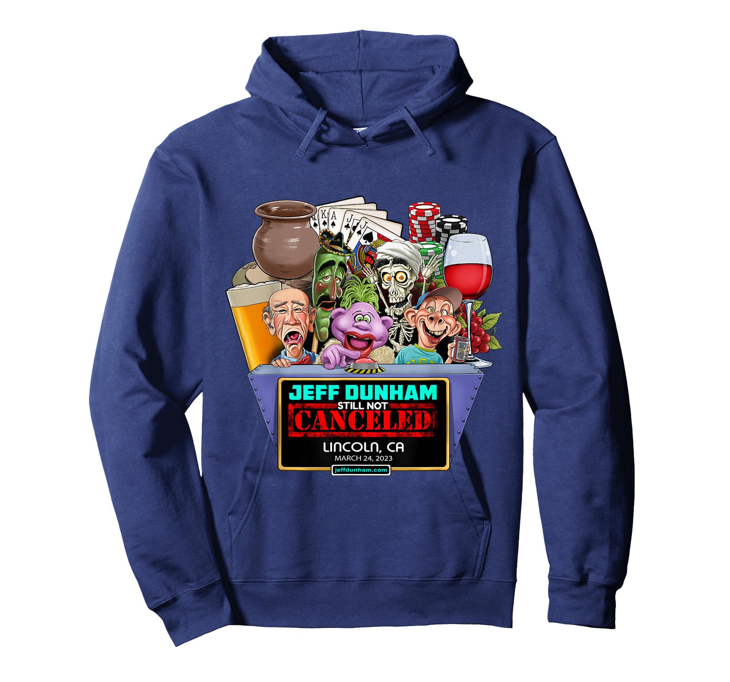 Jeff Dunham Lincoln, CA (2023) T-Shirt