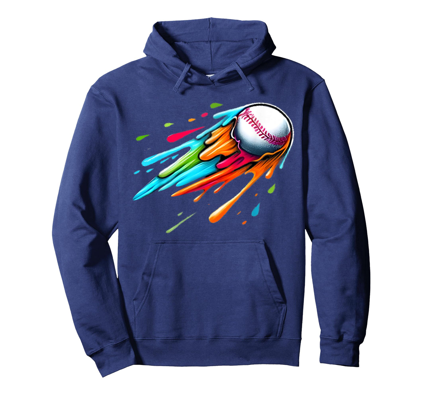 Baseball Home Plate Dripping Ice Cream Drip Player Boys T-Shirt