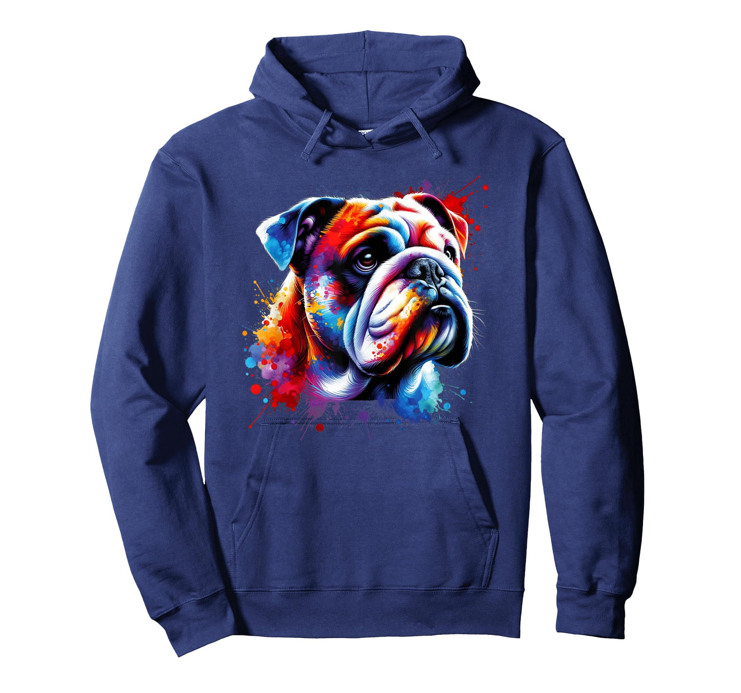 Colorful Splash Art Bulldog English Bulldogs T-Shirt