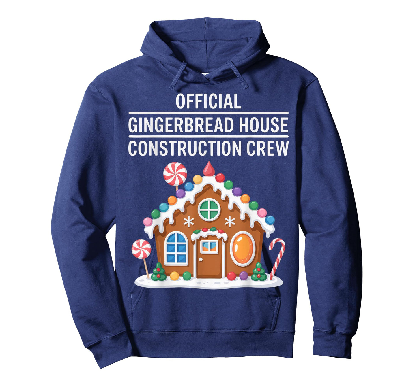 Official Gingerbread House Construction Crew Fun Christmas T-Shirt