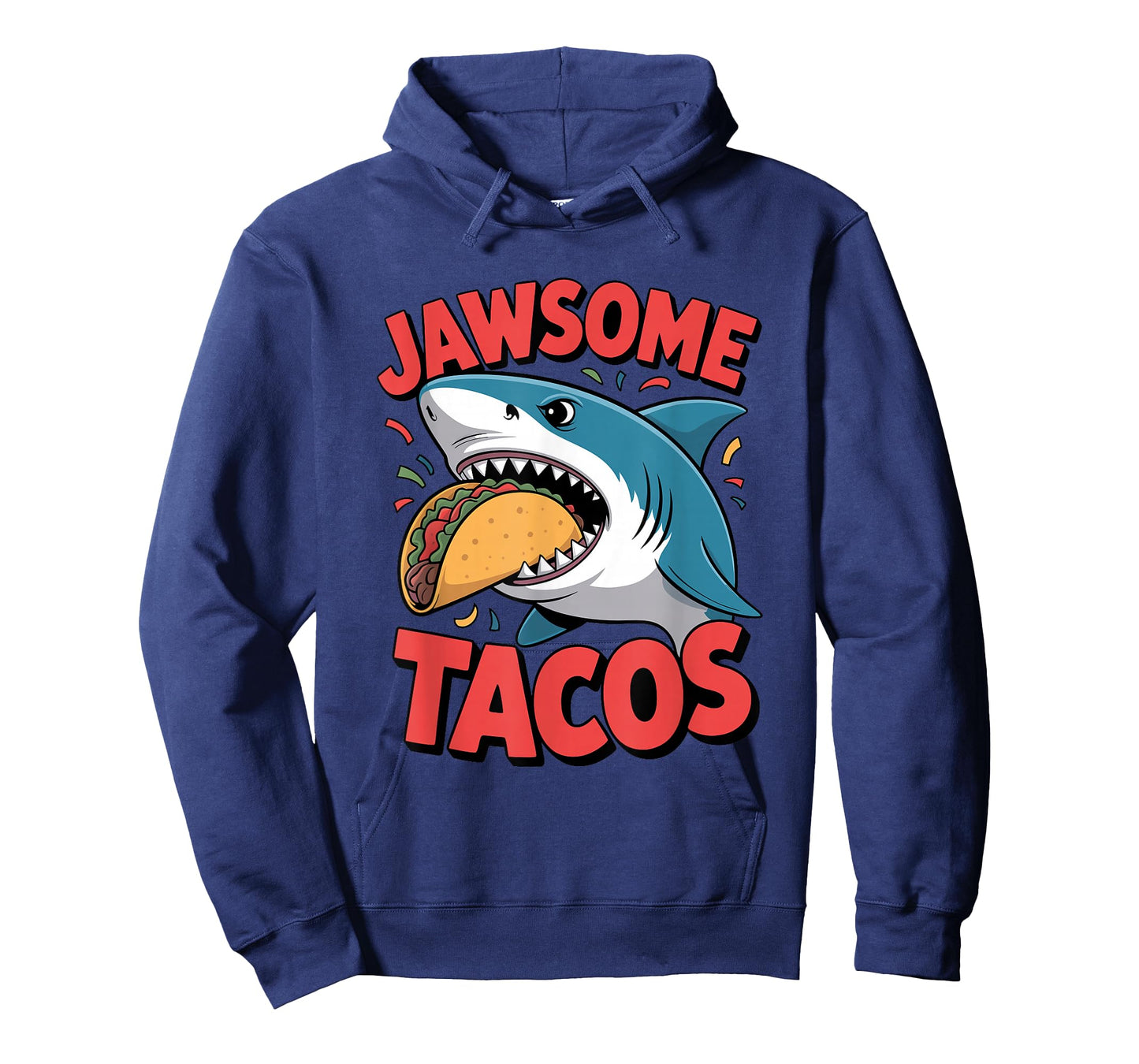 Jawsome Tacos Shark Graphic Fun Foodie Humor Wear T-Shirt