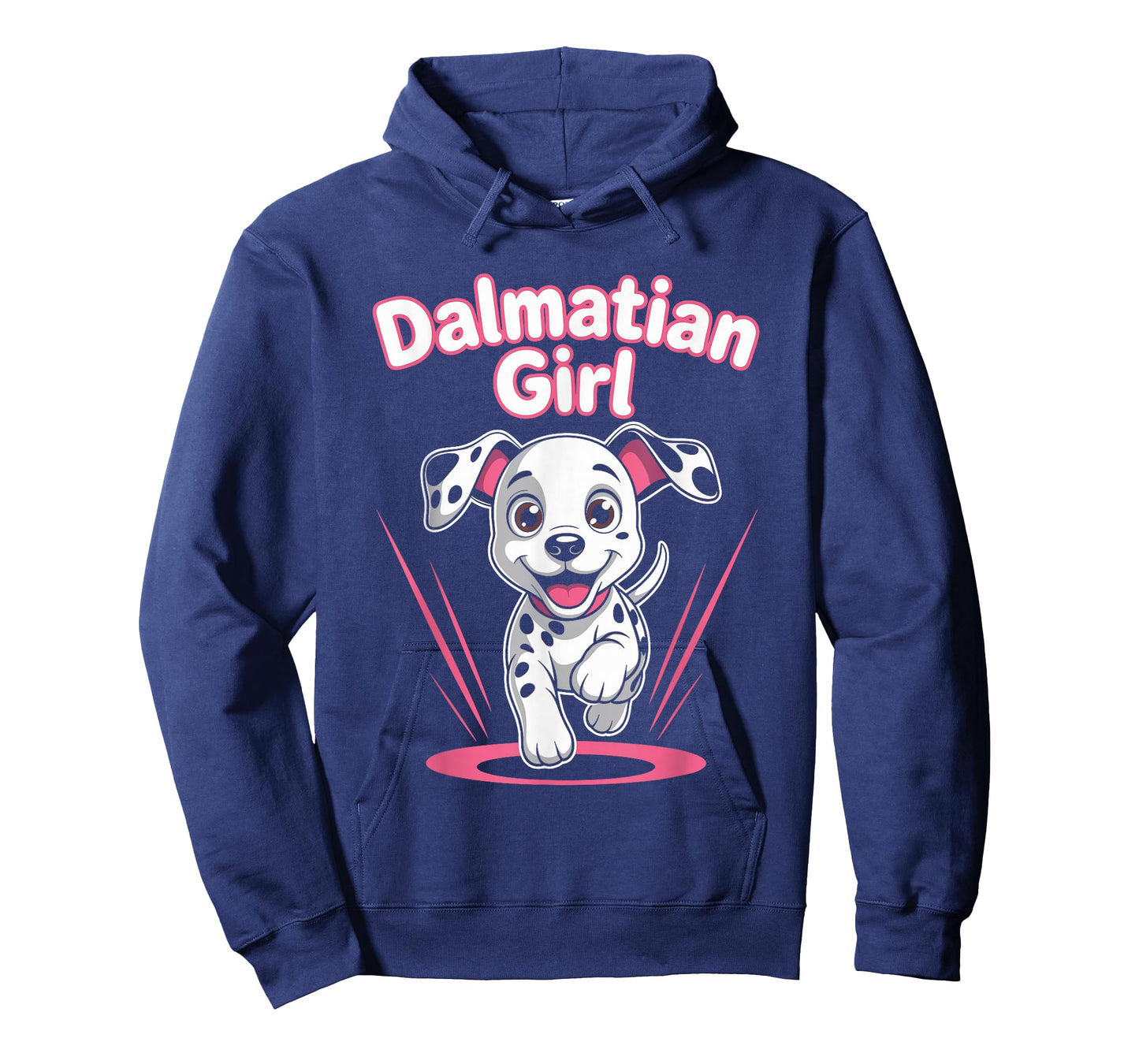 Dalmatian Girl Cute Cartoon for Dog Owners Womens Dalmatian T-Shirt
