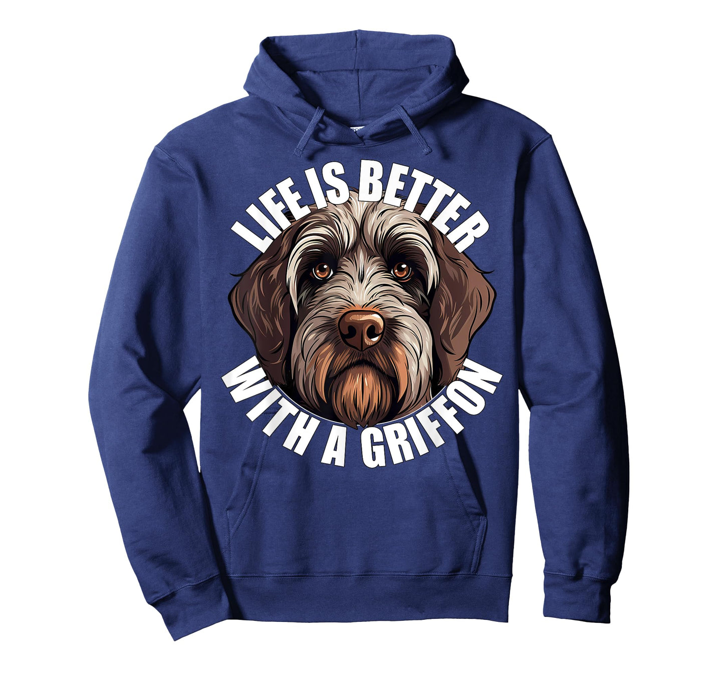 Life Is Better With a Wirehaired Pointing Griffon Griff Dog T-Shirt for Men Women Kids