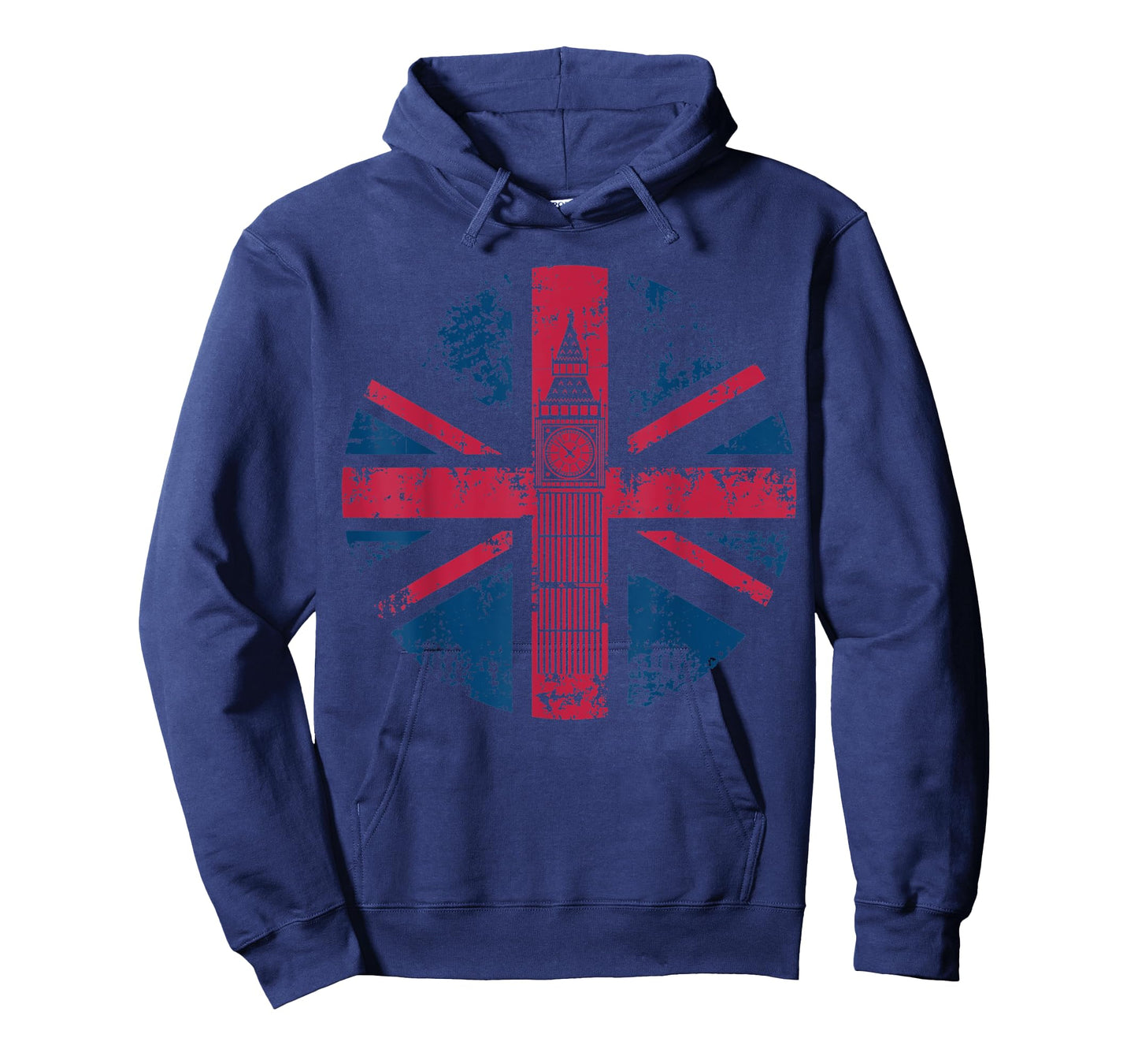 London Big Ben Union Jack Vintage UK Flag British Shirt Gift