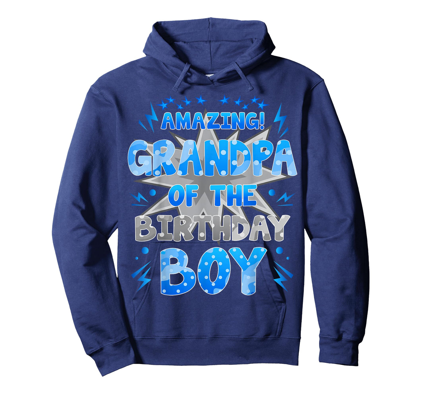 Amazing Grandpa of The Birthday Boy Party Family Love T-Shirt