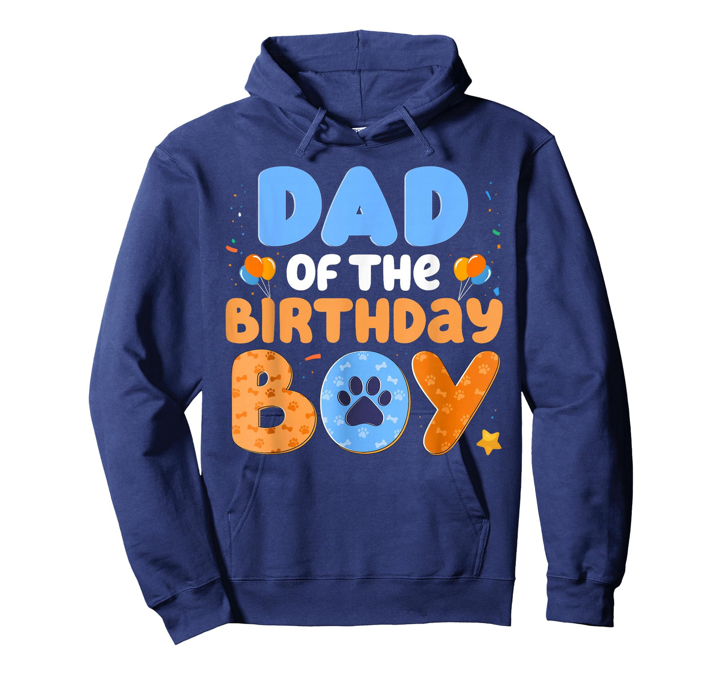 Dad of The Birthday Boy Dog Lover Family Matching T-Shirt