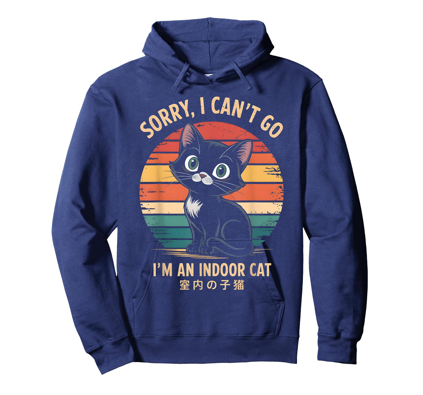 Sorry I Can’t Go I’m an Indoor Cat Funny Indoor cat T-Shirt