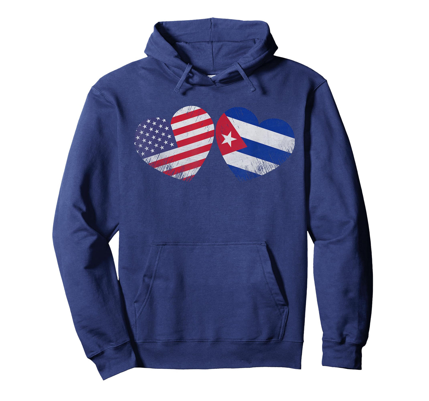 Heart Cuban American Flag Patriotic Family Heritage T-Shirt