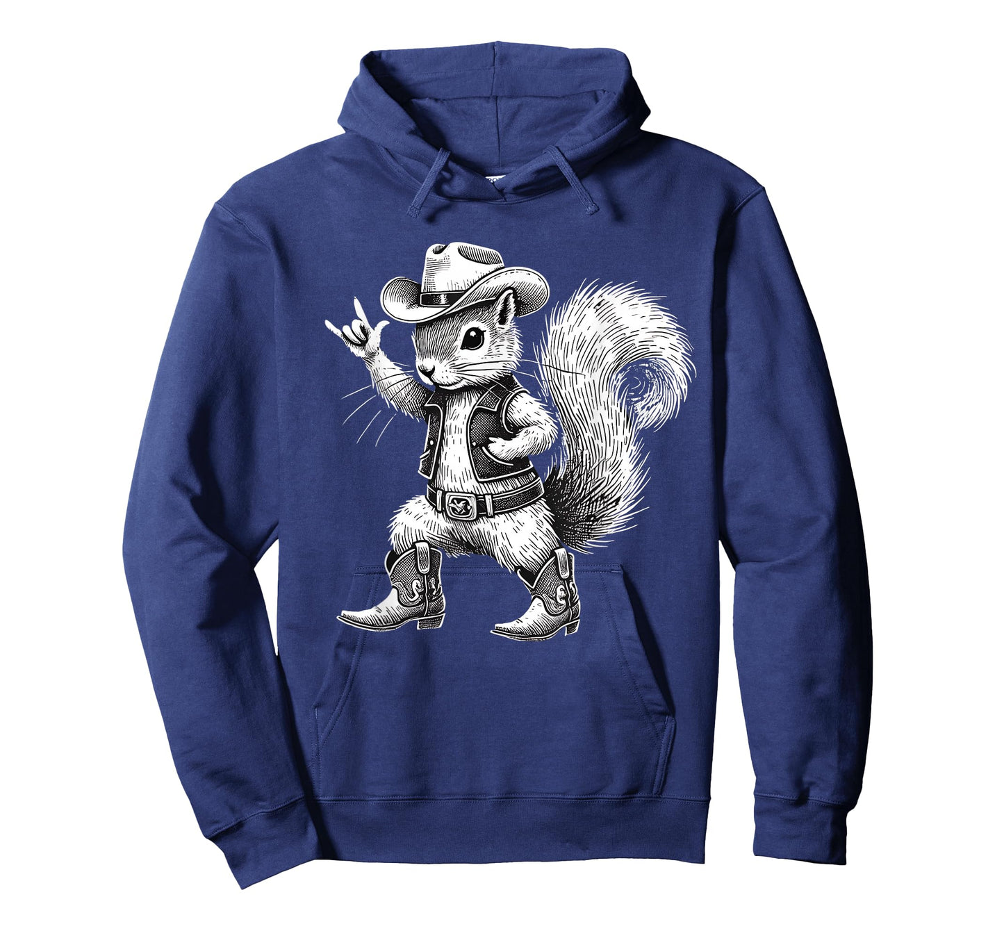 Vintage Squirrel Funny Cowboy Cowgirl Western Country Animal T-Shirt
