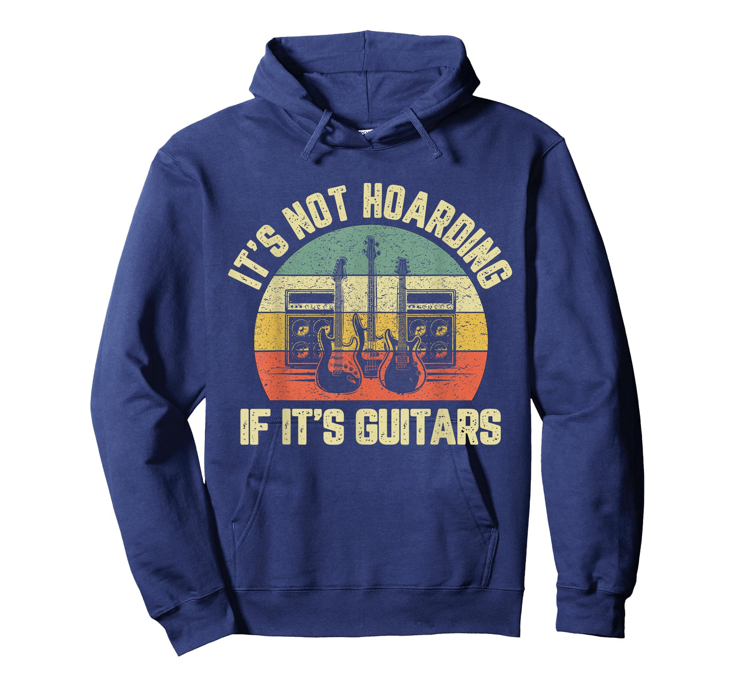 Mens It's Not Hoarding If Its Guitars Rock Music Bass Player T-Shirt