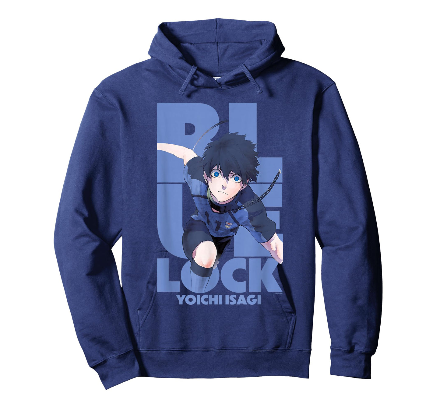 Blue Lock Yoichi Isagi Running Through Big Chest Portrait T-Shirt